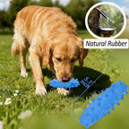 2 Pack Dog Toys for Aggressive Chewers, Tough Puppy Chew Toys Teething Bone for Puppies, Soft Foaming Rubber Interactive Toys for Small Medium Breed (Blue)