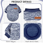 1 Pc Dog Sweaters for Small Dogs Girl Boy Winter Fleece Clothes Warm Soft Dog Sweatshirt Outfit for Dogs Cats Pet Apparel
