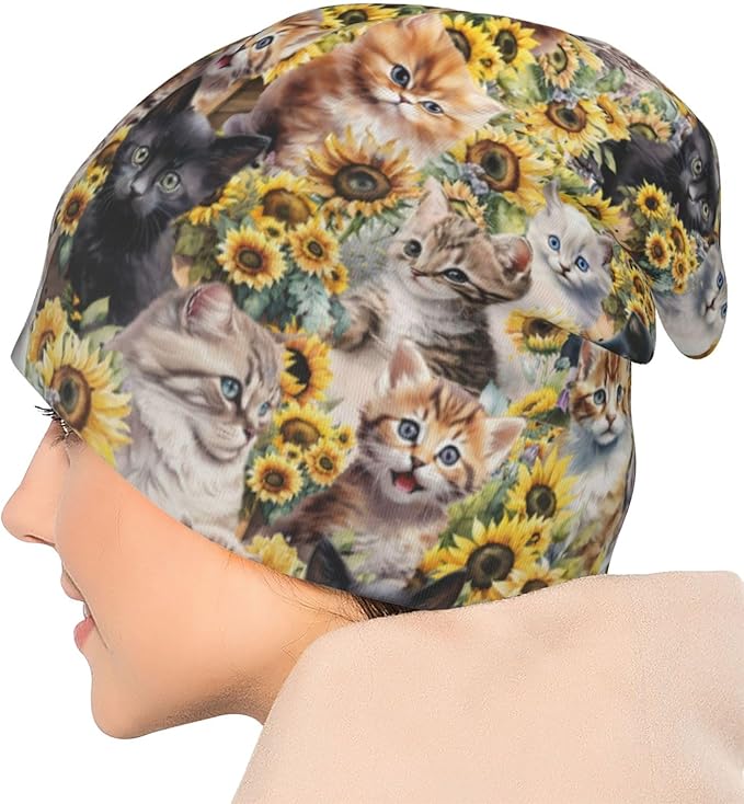 Beanie Hat Skull Cap Chemo Hat Slouchy Cap Headwear Stretch Knitted Hats