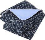 OUTCREATOR® Washable Bed Pads 34" x 56" (Pack of 2), Incontinence Mattress Protector, Anti-Slip Waterproof Underpads for Adults Kids Elderly Pets, Absorbency & Reusable Bedwetting Pads (Navy Blue)