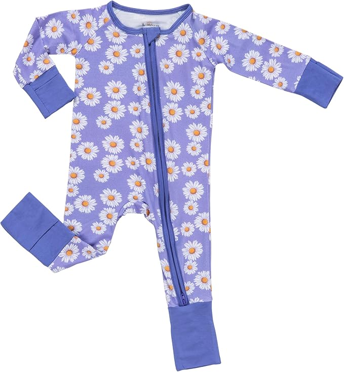 LollyBanks Baby Pajamas, Baby Romper 95% Bamboo Viscose and 5% Spandex