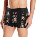 M YESCUSTOM Custom Boxers Briefs for Men Personalized Boxers with Face Mens Funny Underwear with Photo XS-5XL