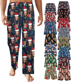 Custom Pajama Pants for Men, Personalized PJ Pants with Photos, Custom Mens Pajama Shorts, Gifts for Dad Husband