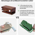 Cardboard Cutter for Cat Scratchers,Wooden cat Cardboard Cutter，Box Cutter for cat Scratcher,DIY Cat Scratchers Strip Tool