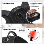 Tactical Dog Training Harness Outdoor Working Vest Adjustable Military MOLLE Dog Vest Harness with Rubber Handle