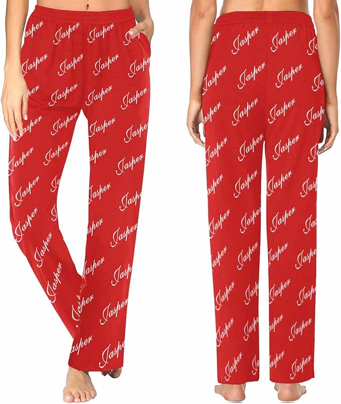 Custom Pajama Pants Customized Pajamas For Men Women Funny Xmas Pjs