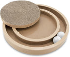 Best Pet Supplies Catify Cat Scratcher, Fun Interactive Scratchers, Posts, Poles, Claw Safe, Furniture Saver Indoor Play Support Natural Cat Behaviors Heavy Duty - Scratch & Spin