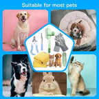 Cat Grooming Kit- 6PCS include Dog Brush For Shedding,Cat Combs For Indoor Cats,Puppy Quick-Drying Towel, Dogs Washing Gloves, Dog & Cat Pets Nail Clippers and Trimmers,Reusable.