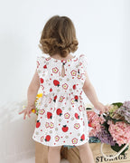 Mioglrie Baby Girl Dress Summer Girl Clothes Infant Outfits Newborn Ruffle Sleeveless Sundress Cute Dresses for Girls