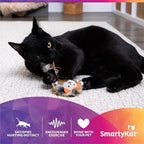 SmartyKat Instincts Prideful Player HappyNip Launch & Chase Cat Toy for Indoor Cats & Kittens, Launchable Toy with Catnip & Silverine