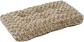 MidWest Homes for Pets Small QuietTime Deluxe Mocha Ombré Swirl Plush Pet Bed, Machine Washable, Non-Skid Bottom, Soft Crate Mat for 24-inch Crates