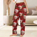 Customized Face Pajama Custom Pajama Pants with Photo for Women Mom