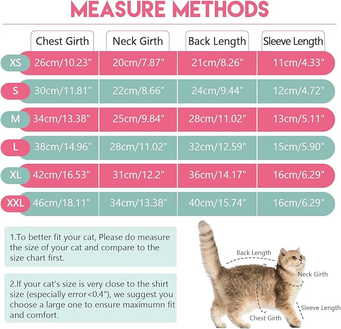 Sticky Cat Clothes Stretchy, Sphynx Hairless Sweater & Pajamas for Cats only, Soft Cat Onesie for Cats After Surgery Female Male & Hair Loss Prevention, Pink L
