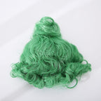 Funny Cosplay Wig for Dog, Headwear Apparel, Pet Costumes, Cat Dress up for Halloween, Christmas, Parties, Festivals (Green Braid)