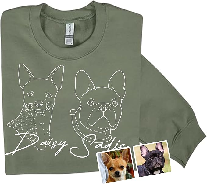 Custom Sweatshirts Design Your Own Personalized Sweatshirt For Women Gift For Dog Owner Dog Lovers for Christmas