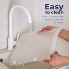 Cat Litter Box Pee Shields (4 Pcs) | Litter Box Cover 15 * 11.5in | Cat Pee Shields & Privacy Screen - Splash Guard for Open Top Litter Pan - Litter Box Not Included