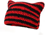CORIRESHA Therian Emo Clothing Cat Ear Y2k Beanie Grunge Fingerless Gloves Bohemian Stacked Bracelets Set