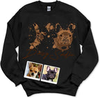 Custom Sweatshirts Design Your Own Personalized Sweatshirt For Women Gift For Dog Owner Dog Lovers for Christmas