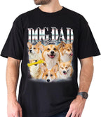 Custom Dad Shirt Personalized Picture T-Shirt for Men for New Dad Daddy Gift for Grandpa