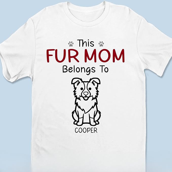 Personalized Family Shirt Gift for Dog Cat Dad Mom Pet Lovers on Fathers Mothers Day Birthday Unisex Tee Gift for Men Women