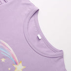 Akyzic Little Girl Skirt Outfit Two Piece Spring Summer Outfit Butterfly Dress Cat Print Skirt Toddler Girl Outfit Set