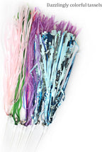 IUHKBH Cat Wands, 6 PCS Pretty Cat Teaser with Bell Interactive Kitten Toy, Hour of Entertainment, Safe for Your Kitty