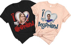 NAZENTI Custom Valentine Shirt Gifts for Boyfriend, Customized Bootleg Rap Tee