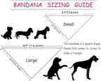 ARING PET Summer Dog Bandana-Cute Green Dog Bandanas, Comfortable Pet Scarf Dogs Triangle Bibs for Small to Large Boy Girl Dogs and Cats