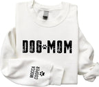 Personalized Dog Mom Sweatshirt, Custom Pet Name Sweater for Women, Dog Lover Gift, Cute Pet Apparel