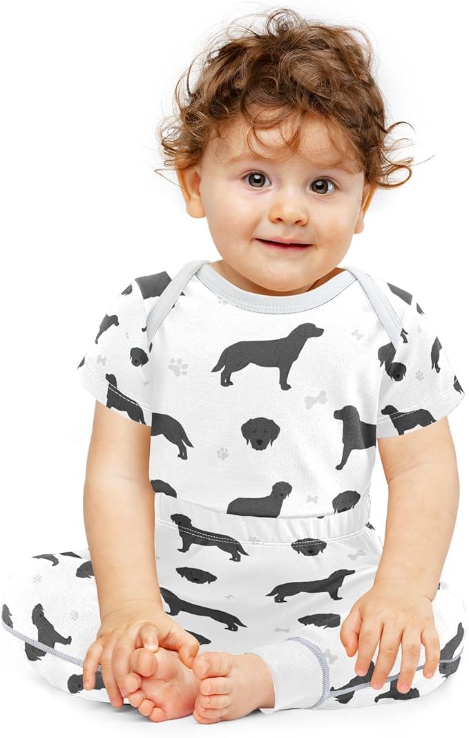 Baby Clothes Set Infant Bodysuits Pants Sets 0-24M For Boys Girls