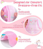 Girls and Toddlers 100% Cotton Underwear Tagless Soft Panties Size 2-3T,4-5T,6,8,10,12 (6-Pack)