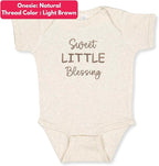 COUPLEHOODIES Personalized Baby Onesie Bodysuit – Custom Embroidery Gift for Pregnancy Reveal Baby Shower or First Grandchild