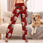 Customized Face Pajama Custom Pajama Pants with Photo for Women Mom