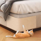 Bed Cat Scratcher Pad,47.2"x15.8"Cat Scratching Mat,Self-Adhesive Trimmable Anti Scratch Bed Couch Wall Corner Furniture Protector from Cat Claws,Easy Use for Cat Carpet/Door/Post