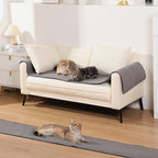 66.93x19.68x0.32 inch Thickened Cat Wall Scratcher Carpet, Cat Climbing Wall, Durable Cat Wall Furniture, Tall Cat Scratching Post, Wall Scratchers for Indoor Cats, Couch Sofa Protector (Grey)