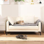 66.93x19.68x0.32 inch Thickened Cat Wall Scratcher Carpet, Cat Climbing Wall, Durable Cat Wall Furniture, Tall Cat Scratching Post, Wall Scratchers for Indoor Cats, Couch Sofa Protector (Brown)