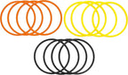 Speed & Agility Training Rings - Set of 12 - with Carrycase - by Trademark Innovations