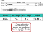 Cat Collar Breakaway Bowtie Safety with Bell Adjustbale Kitten Puppy Solid Plaid Color Set D-[2pcs] Blue