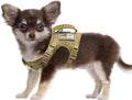 Tactical Dog Training Harness Outdoor Working Vest Adjustable XSmall Military MOLLE Dog Vest Harness with Rubber Handle