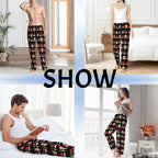 Custom Pajama Pants with Face customized PJ Pants Christmas Valentine gifts for Men Women