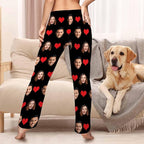 Customized Face Pajama Custom Pajama Pants with Photo for Women Mom