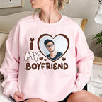 NAZENTI Custom Valentine Shirt Gifts for Boyfriend, Customized Bootleg Rap Tee