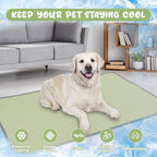 Summer Dog Cooling Mat Washable Ice Silk Self Cool Pad for Small Medium Large Dogs and Cats, Pet Sleeping Pad for Crate, Bed, Indoor & Outdoor Floor, Car Seats