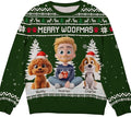 Wrappiness A Girl And Her Dog Christmas Sweatshirt - Cozy Unisex Fit Custom Shirt - Cute for Women Pet Lovers
