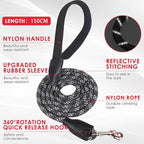 Dog Harness and Leash Set, No Pull Saddle Style Pet Harness, Breathable Mesh Adjustable Reflective Dog Vest for Dogs and Cat Medium Small Harness 2 D-Rings (Black, S)