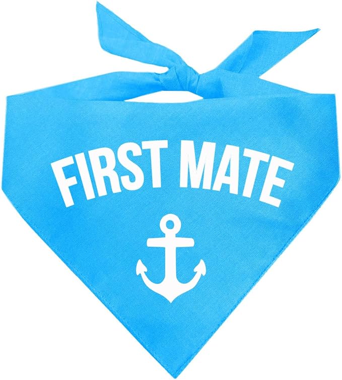First Mate Dog Bandana (Turquoise, OS 264)