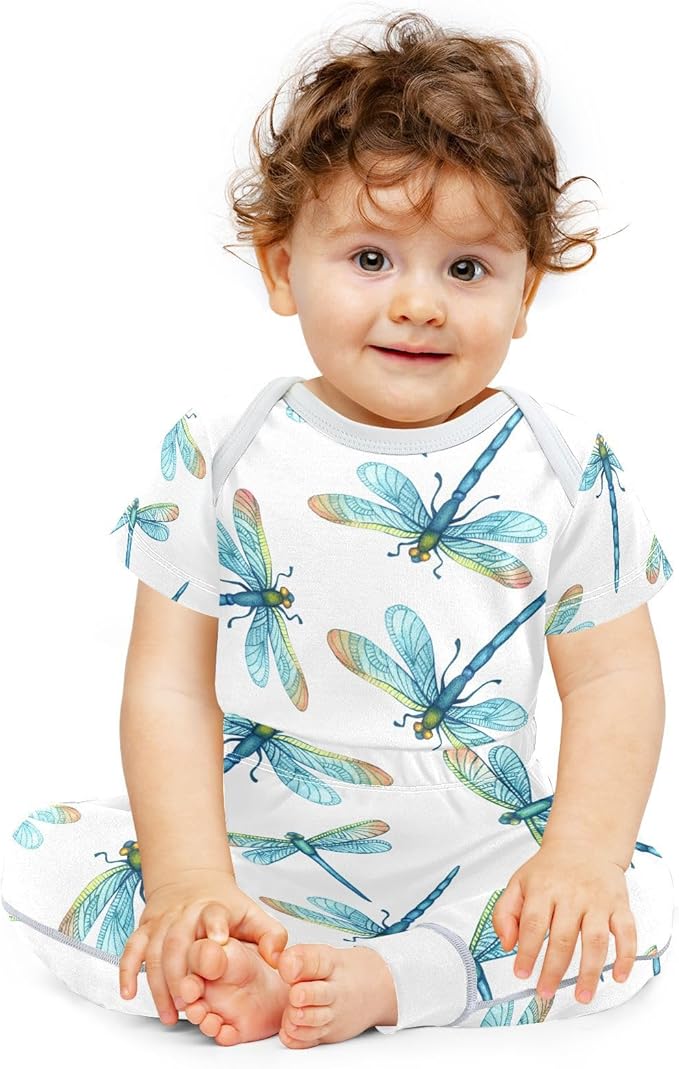 Baby Clothes Set Infant Bodysuits Pants Sets 0-24M For Boys Girls