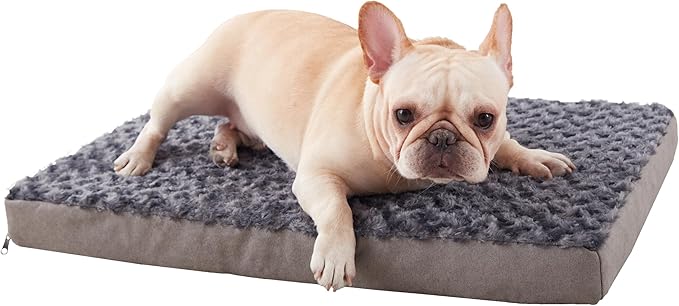 Orthopedic Memory Foam Bed for Medium Dogs, Cooling Crate Mat With Washable, Waterproof Lining, M(29inch,45Lbs)