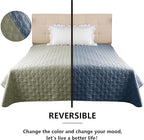 Waterproof Couch Cover for Dogs Washable, Reversible Dog Bed Blanket Pet Sofa Furniture Protector(68x82 Inch, Blue+Green)
