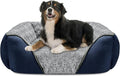 INVENHO X-Large Dog Bed Rectangle Washable Orthopedic Soft Calming Sleeping Durable Pet Cuddler with Anti-Slip Bottom